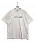 BALENCIAGA（バレンシアガ）の古着「ミラーロゴプリントTシャツ」｜ホワイト