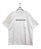 BALENCIAGAバレンシアガ）の古着「ミラーロゴプリントTシャツ」｜ホワイト