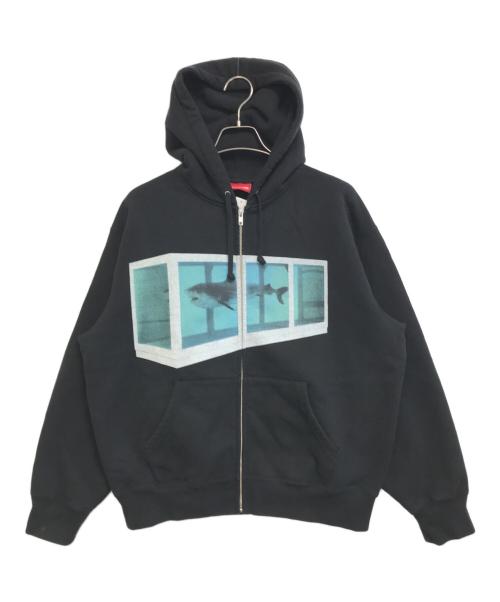 SUPREME（シュプリーム）Supreme (シュプリーム) Damien Hirst Zip Up Hooded Sweatshirt ブラック サイズ:Sの古着・服飾アイテム