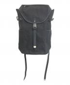 一澤信三郎帆布イチザワシンザブロウハンプ）の古着「リュック」｜ブラック