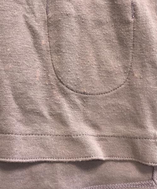 MIU MIU（ミュウミュウ）MIU MIU (ミュウミュウ) スキッパーカットソー グレー サイズ:Sの古着・服飾アイテム