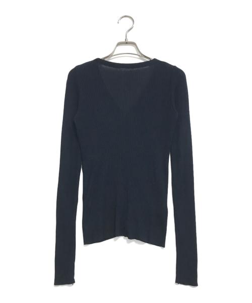 DOLCE & GABBANA（ドルチェ＆ガッバーナ）DOLCE & GABBANA (ドルチェ＆ガッバーナ) ニットカーディガン ネイビー サイズ:24/38の古着・服飾アイテム