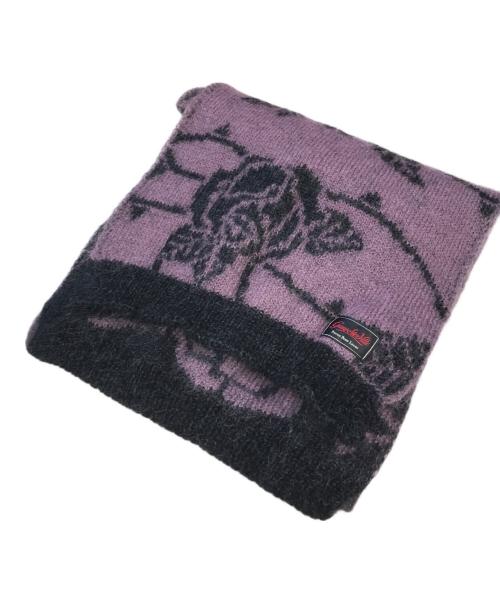 GANGSTERVILLE（ギャングスタービル）GANGSTERVILLE (ギャングスタービル) Mohair Muffler”MI VIDA LOCA パープル サイズ:表記なしの古着・服飾アイテム
