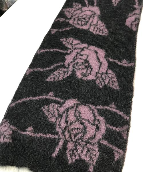 GANGSTERVILLE（ギャングスタービル）GANGSTERVILLE (ギャングスタービル) Mohair Muffler”MI VIDA LOCA パープル サイズ:表記なしの古着・服飾アイテム