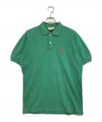 GUCCIグッチ）の古着「ロゴ刺繍ポロシャツ」｜グリーン