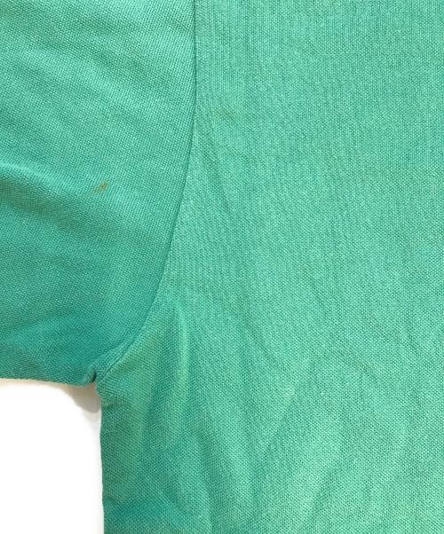 GUCCI（グッチ）GUCCI (グッチ) ロゴ刺繍ポロシャツ グリーン サイズ:Lの古着・服飾アイテム