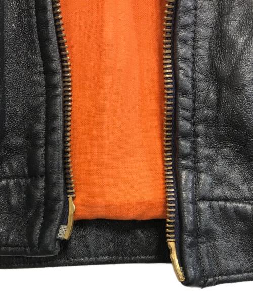 USED（ユーズド）USED (ユーズド) レザージャケット ブラック サイズ:表記なしの古着・服飾アイテム