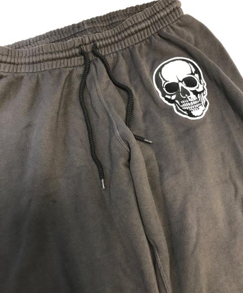 NUMBER (N)INE（ナンバーナイン）NUMBER (N)INE (ナンバーナイン) スカルスウェットパンツ グレー サイズ:2の古着・服飾アイテム