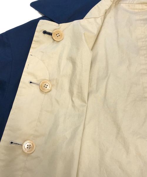 Aquascutum（アクアスキュータム）Aquascutum (アクアスキュータム) 3ポケットステンカラーコート ネイビー サイズ:表記なしの古着・服飾アイテム