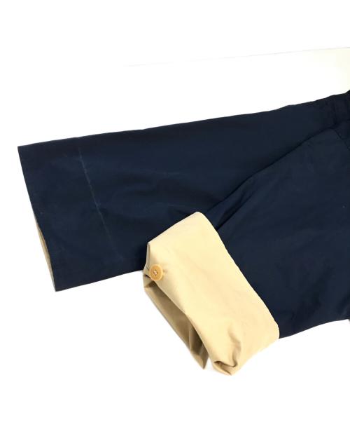 Aquascutum（アクアスキュータム）Aquascutum (アクアスキュータム) 3ポケットステンカラーコート ネイビー サイズ:表記なしの古着・服飾アイテム