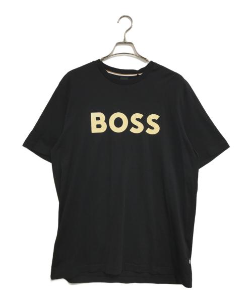 HUGO BOSS（ヒューゴ ボス）HUGO BOSS (ヒューゴ ボス) ロゴTシャツ ブラック サイズ:XXL 未使用品の古着・服飾アイテム