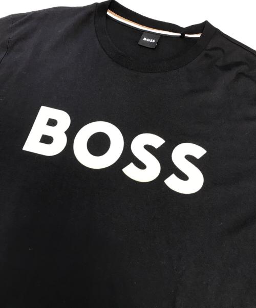 HUGO BOSS（ヒューゴ ボス）HUGO BOSS (ヒューゴ ボス) ロゴTシャツ ブラック サイズ:XXL 未使用品の古着・服飾アイテム