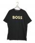 HUGO BOSS（ヒューゴ ボス）の古着「ロゴTシャツ」｜ブラック