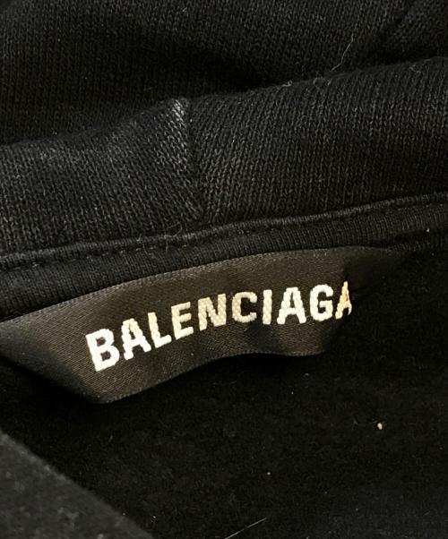 BALENCIAGA（バレンシアガ）BALENCIAGA (バレンシアガ) Language Hoodie ブラック サイズ:Mの古着・服飾アイテム