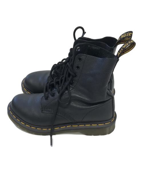 Dr.Martens（ドクターマーチン）Dr.Martens (ドクターマーチン) PASCAL 8ホール ブーツ ブラック サイズ:UK4/EU37/USL6の古着・服飾アイテム