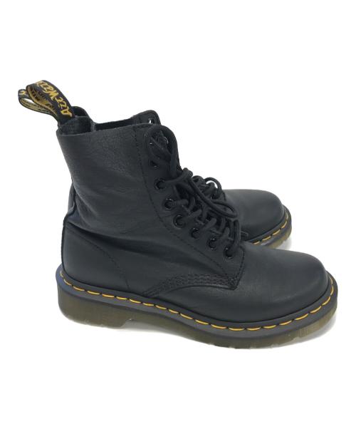 Dr.Martens（ドクターマーチン）Dr.Martens (ドクターマーチン) PASCAL 8ホール ブーツ ブラック サイズ:UK4/EU37/USL6の古着・服飾アイテム
