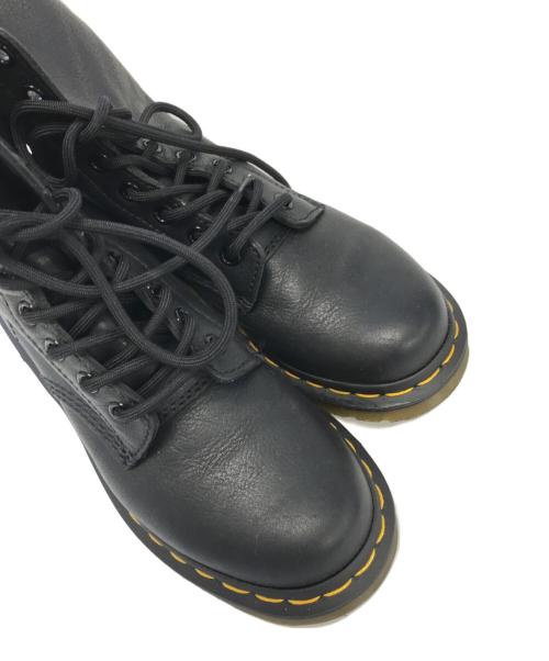 Dr.Martens（ドクターマーチン）Dr.Martens (ドクターマーチン) PASCAL 8ホール ブーツ ブラック サイズ:UK4/EU37/USL6の古着・服飾アイテム