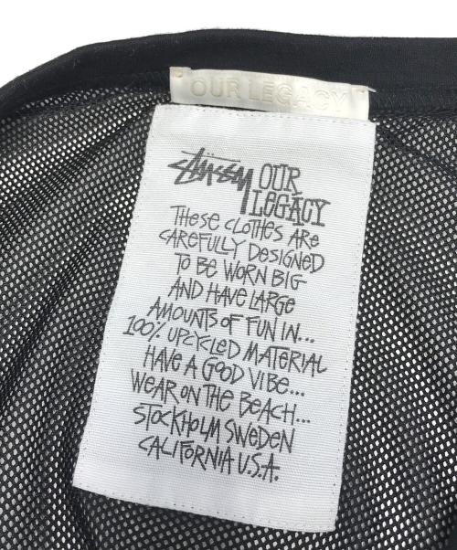 stussy（ステューシー）stussy (ステューシー) OUR LEGACY (アワーレガシー) WORK SHOP HOCKEY JERSEY ブラック サイズ:Ｌの古着・服飾アイテム