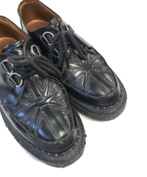 GEORGE COX（ジョージコックス）GEORGE COX (ジョージコックス) レザーシューズ ブラック サイズ:SIZE 9の古着・服飾アイテム