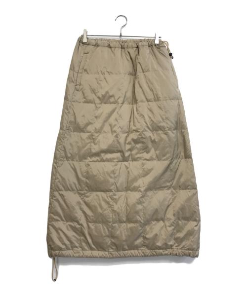 ISSEY MIYAKE（イッセイミヤケ）ISSEY MIYAKE (イッセイミヤケ) ドローコードダウンスカート ベージュ サイズ:3の古着・服飾アイテム