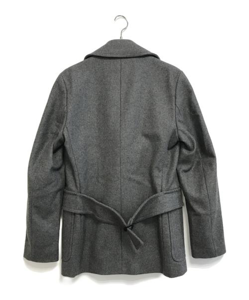 Maison Margiela（メゾンマルジェラ）Maison Margiela (メゾンマルジェラ) ウールメルトンピーコート グレー サイズ:46の古着・服飾アイテム