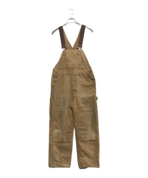 CarHartt（カーハート）CarHartt (カーハート) ダブルニーオーバーオール ベージュ サイズ:表記なしの古着・服飾アイテム