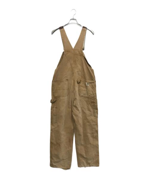 CarHartt（カーハート）CarHartt (カーハート) ダブルニーオーバーオール ベージュ サイズ:表記なしの古着・服飾アイテム