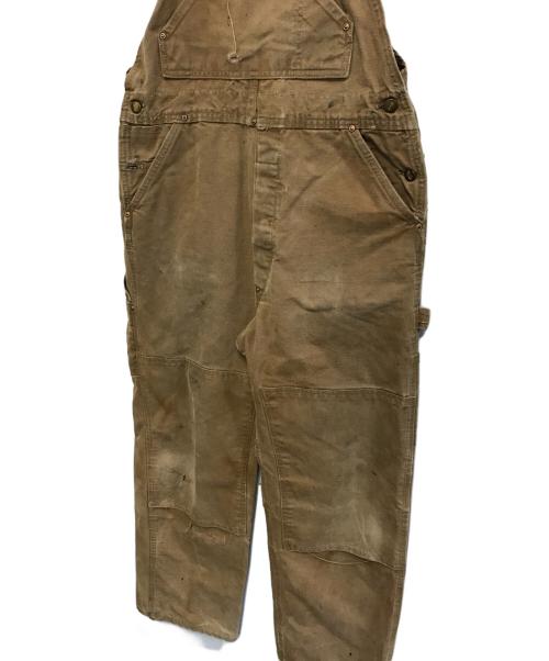 CarHartt（カーハート）CarHartt (カーハート) ダブルニーオーバーオール ベージュ サイズ:表記なしの古着・服飾アイテム