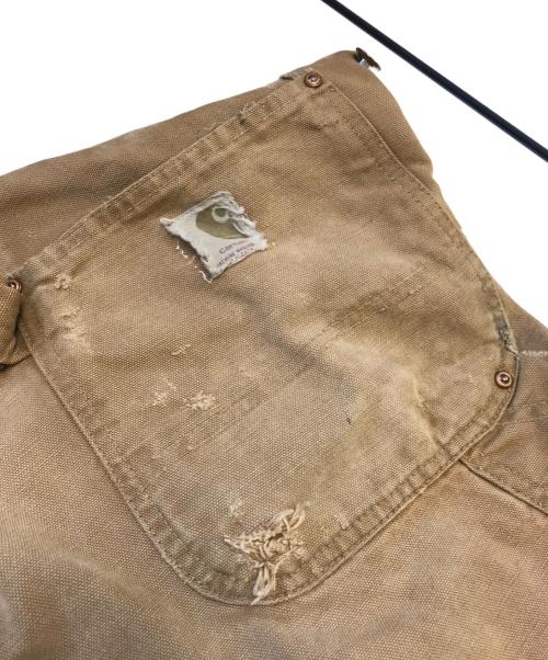 CarHartt（カーハート）CarHartt (カーハート) ダブルニーオーバーオール ベージュ サイズ:表記なしの古着・服飾アイテム