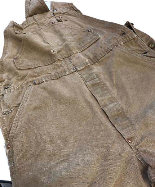 CarHartt（カーハート）CarHartt (カーハート) ダブルニーオーバーオール ベージュ サイズ:表記なしの古着・服飾アイテム
