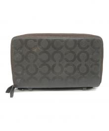 COACH（コーチ）の古着「ダブルジップトラベルオーガナイザー」