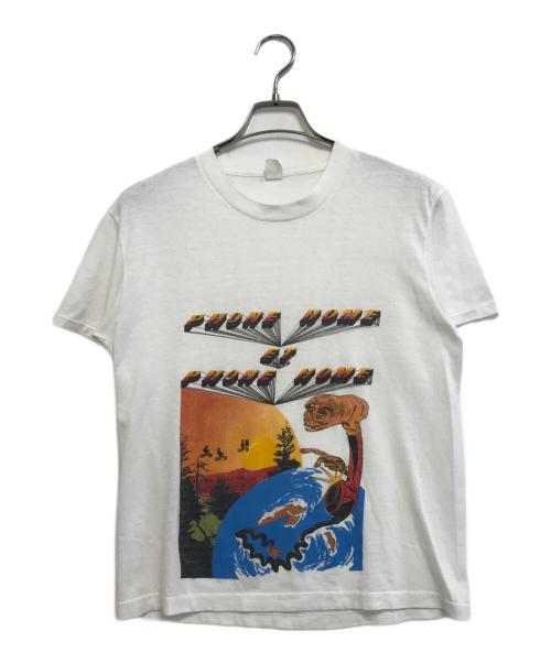 ムービーTシャツ（ムービーTシャツ）ムービーTシャツ (ムービーTシャツ)  80s E.T. ムービーTシャツ ホワイト サイズ:Mの古着・服飾アイテム