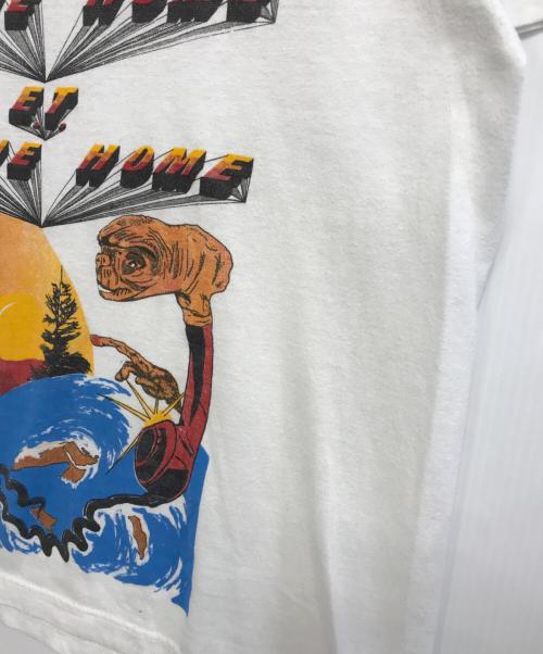 ムービーTシャツ（ムービーTシャツ）ムービーTシャツ (ムービーTシャツ)  80s E.T. ムービーTシャツ ホワイト サイズ:Mの古着・服飾アイテム