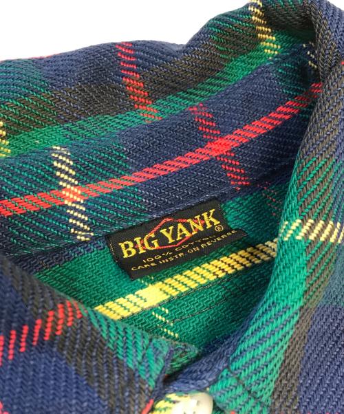 BIG YANK（ビッグヤンク）BIG YANK (ビッグヤンク) チェックネルシャツ グリーン サイズ:表記なしの古着・服飾アイテム