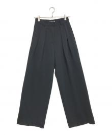 TODAYFUL（トゥデイフル）の古着「Doubletuck Twill Trousers」｜ブラック