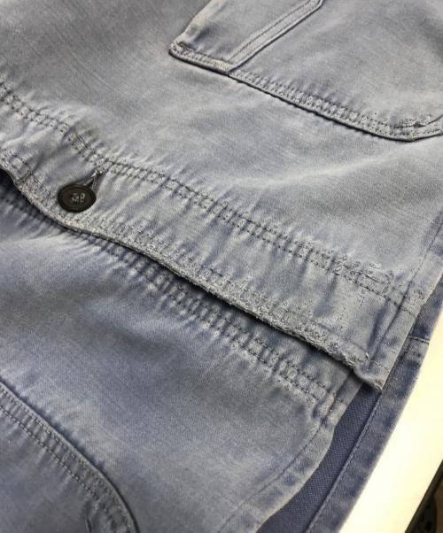 Adolphe Lafont（アドルフラフォン）Adolphe Lafont (アドルフラフォン) モールスキンワークジャケット スカイブルー サイズ:表記なしの古着・服飾アイテム