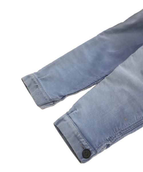 Adolphe Lafont（アドルフラフォン）Adolphe Lafont (アドルフラフォン) モールスキンワークジャケット スカイブルー サイズ:表記なしの古着・服飾アイテム