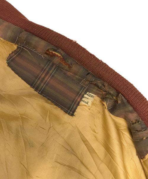 VINTAGE（ヴィンテージ）VINTAGE (ヴィンテージ) スウェードレザーブルゾン ブラウン サイズ:表記なしの古着・服飾アイテム