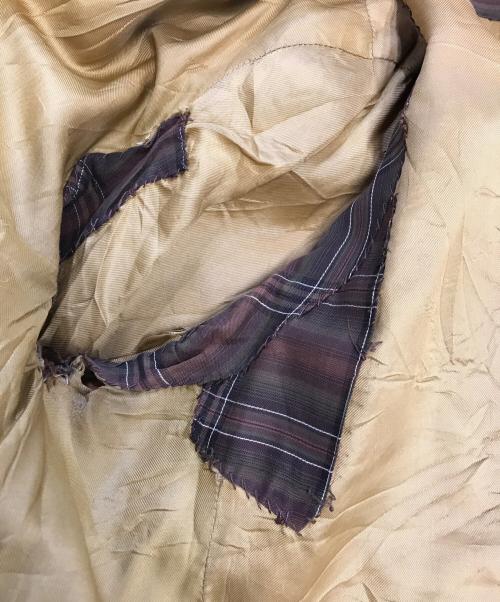 VINTAGE（ヴィンテージ）VINTAGE (ヴィンテージ) スウェードレザーブルゾン ブラウン サイズ:表記なしの古着・服飾アイテム