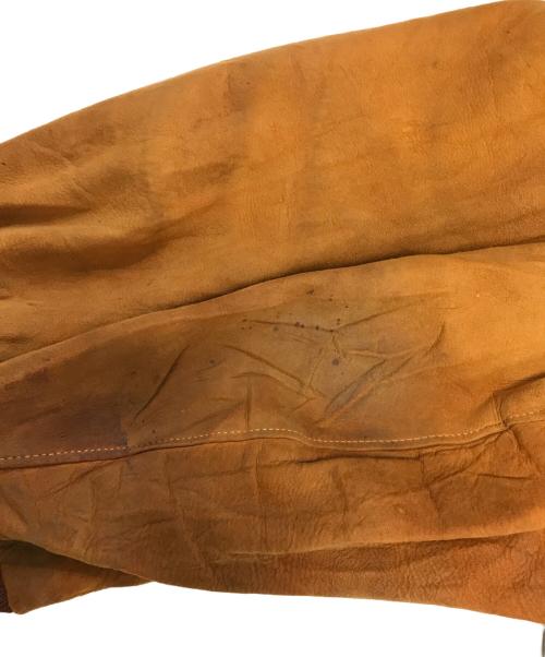 VINTAGE（ヴィンテージ）VINTAGE (ヴィンテージ) スウェードレザーブルゾン ブラウン サイズ:表記なしの古着・服飾アイテム