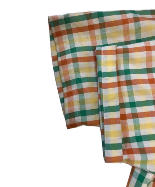 JANTZEN（ジャンセン）JANTZEN (ジャンセン) 半袖ジップシャツ マルチカラー サイズ:Lの古着・服飾アイテム