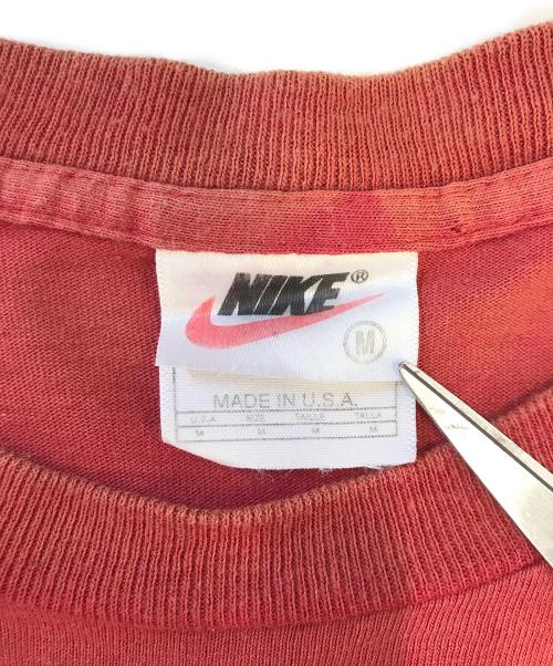 NIKE（ナイキ）NIKE (ナイキ) 両面プリントTシャツ レッド サイズ:Mの古着・服飾アイテム