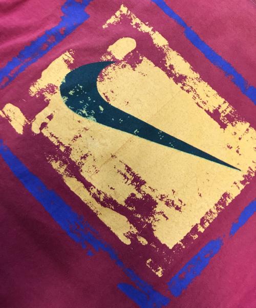 NIKE（ナイキ）NIKE (ナイキ) 両面プリントTシャツ レッド サイズ:Mの古着・服飾アイテム