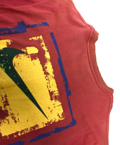 NIKE（ナイキ）NIKE (ナイキ) 両面プリントTシャツ レッド サイズ:Mの古着・服飾アイテム