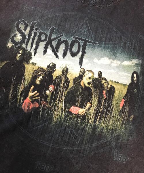 バンドTシャツ（バンドTシャツ）バンドTシャツ (バンドTシャツ) 00s slipknot(スリップノット) バンドTシャツ ブラック サイズ:2XLの古着・服飾アイテム
