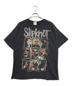 バンドTシャツバンドTシャツ）の古着「10s slipknot(スリップノット) バンドTシャツ」｜ブラック