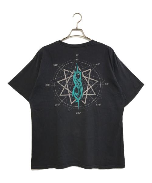 バンドTシャツ（バンドTシャツ）バンドTシャツ (バンドTシャツ) 10s slipknot(スリップノット) バンドTシャツ ブラック サイズ:XLの古着・服飾アイテム