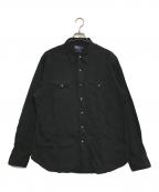 POLO RALPH LAURENポロ・ラルフローレン）の古着「ウエスタンシャツ」｜ブラック