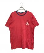 POLO RALPH LAURENポロ・ラルフローレン）の古着「ポケットTシャツ」｜レッド