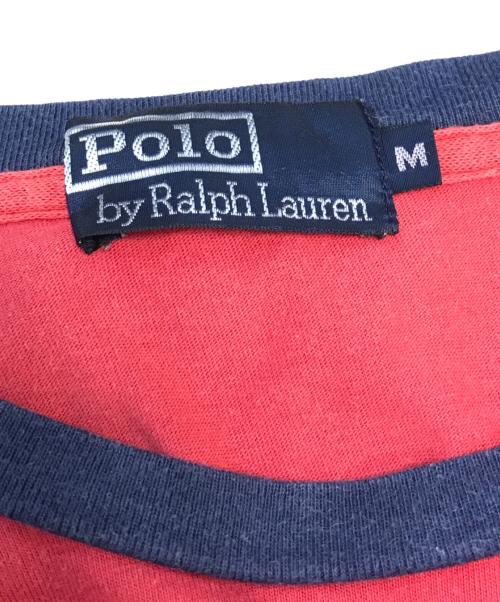 POLO RALPH LAUREN（ポロ・ラルフローレン）POLO RALPH LAUREN (ポロ・ラルフローレン) ポケットTシャツ レッド サイズ:Mの古着・服飾アイテム